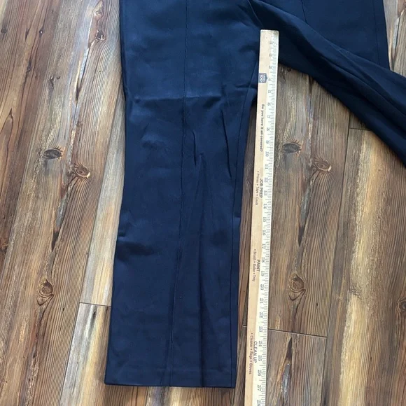 BANANA REPUBLIC NAVY FLARE EVERYWHERE PONTE PULL-ON PANT XL TALL - Picture 5 of 10